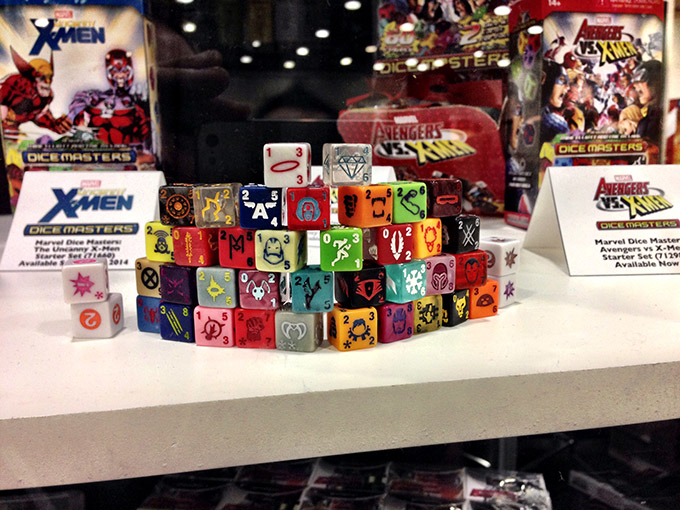Wizkids had some previews of the dice from the upcoming Marvel Dice Masters X-Men expansion.