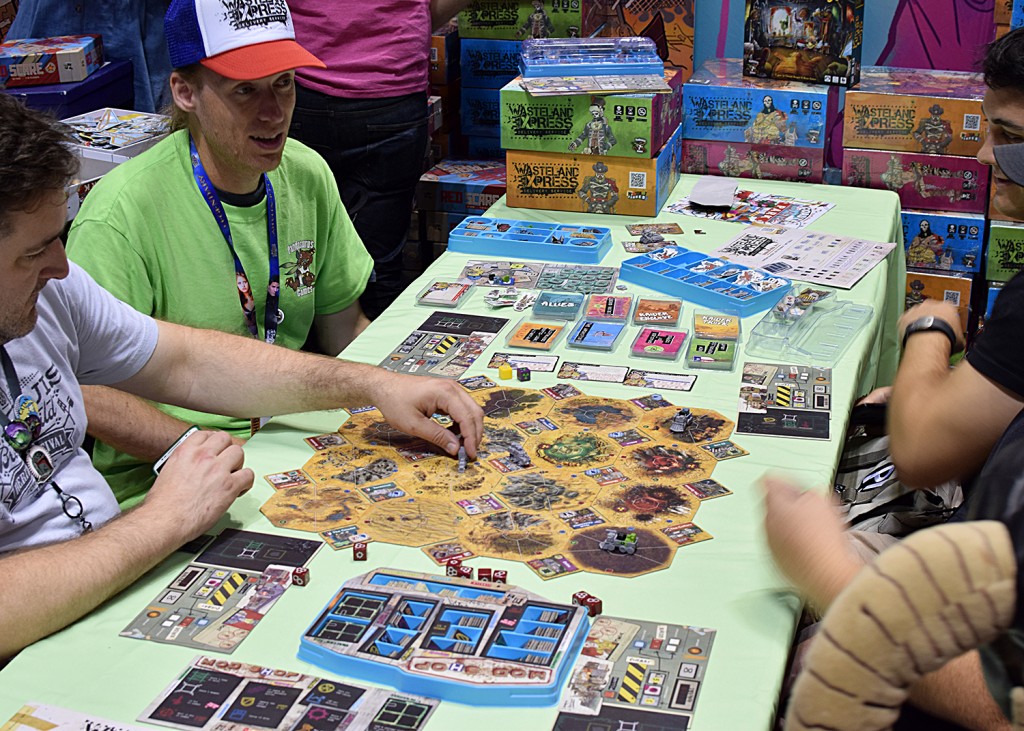 Wasteland Express Delivery Service! I got a chance to play this at the show and it is totally awesome!